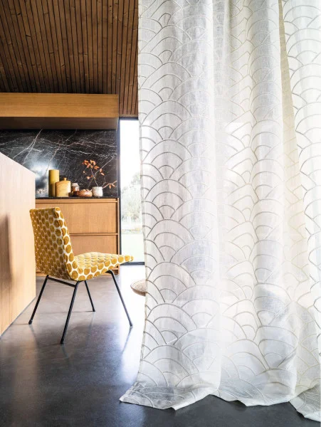 Casamance kangas Fifties Neige Poudree