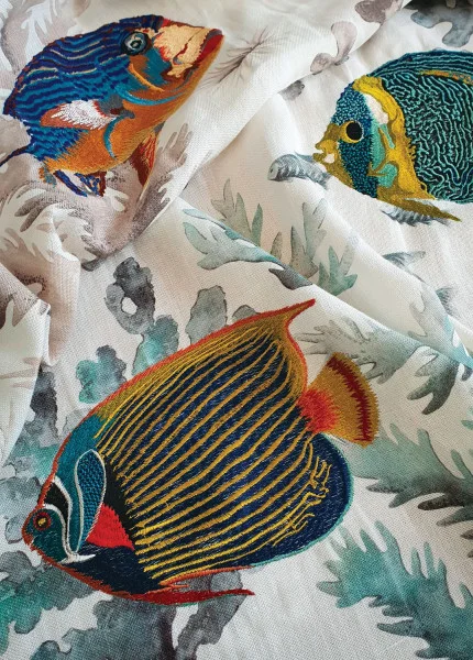 Casamance kangas Les Empereurs Beige Clair