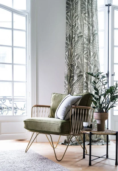 Casamance kangas Kristen Color Kaki