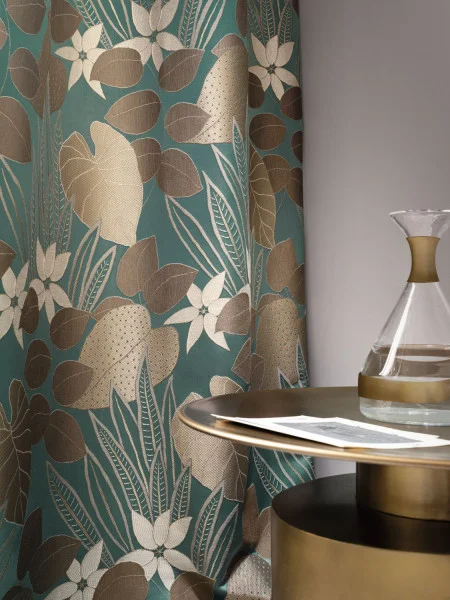 Casamance kangas Ukiyo Jaune Or