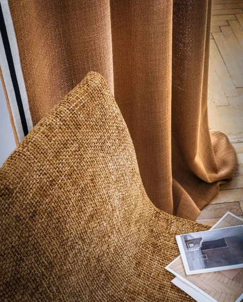 Casamance kangas Dune Brun Tabac