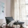 Casamance kangas Flow Orange Brulee