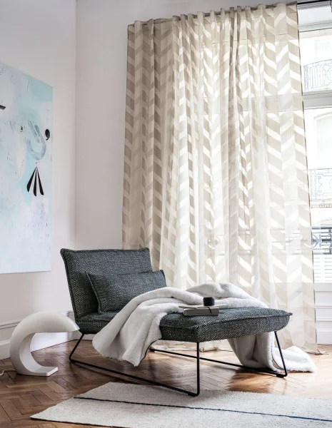 Casamance kangas Flow Orange Brulee