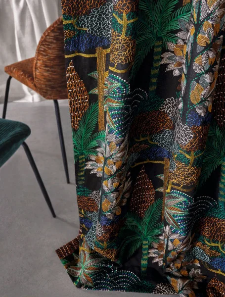 Casamance kangas Voyage Imaginaire Lin / Olive