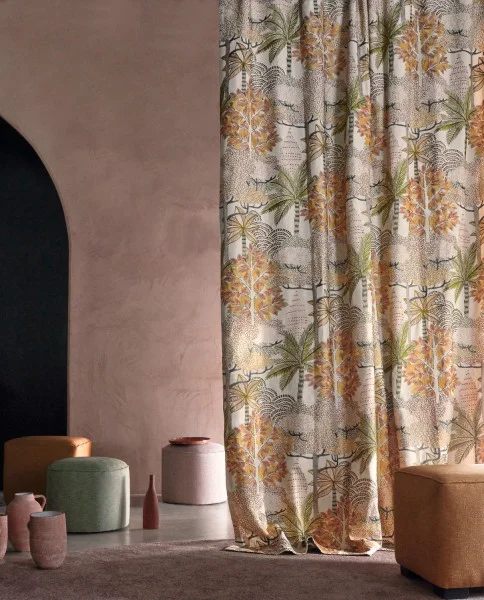 Casamance kangas Voyage Imaginaire Lin / Olive