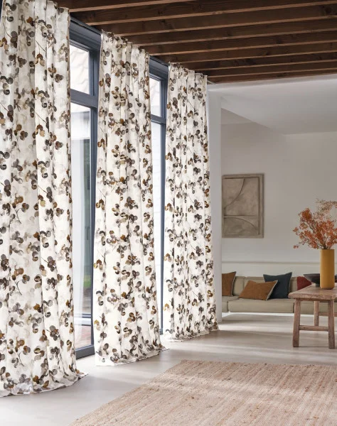Casamance kangas Lunaria Jaune Or
