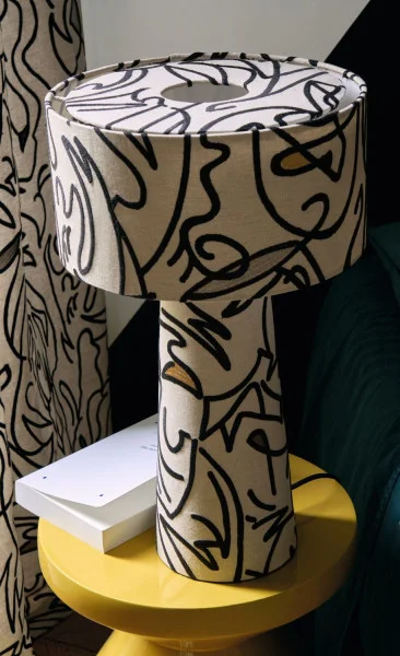 Casamance kangas Anamorphose Blanc