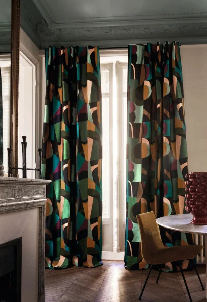 Casamance kangas Fascination Noir / Tabac