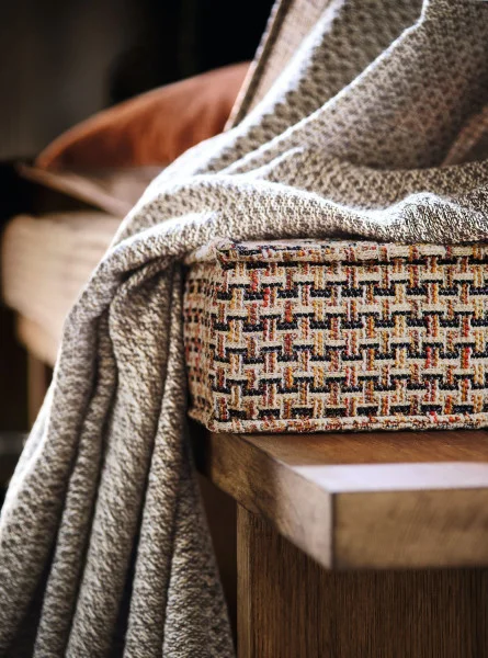 Casamance kangas Magnifolia Taupe