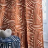 Casamance kangas Caravane Orange