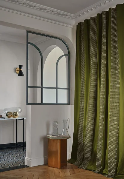 Casamance kangas Jourdain Ivoire / Noir De Lune