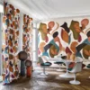 Casamance kangas Air De Fete Celadon/Lilas