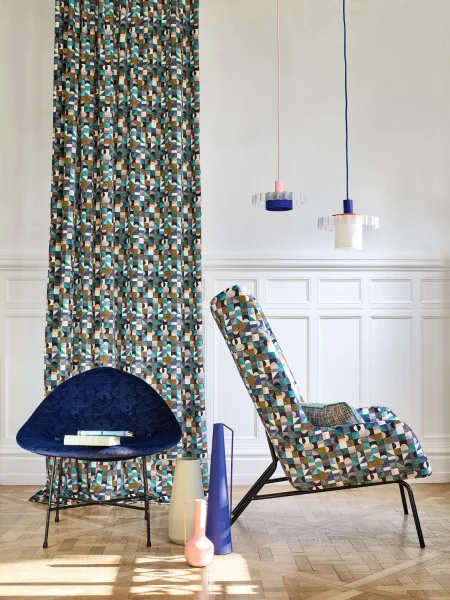 Camengo kangas Facette Indigo