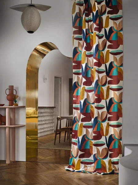 Casamance kangas Flirt Multico Topaze