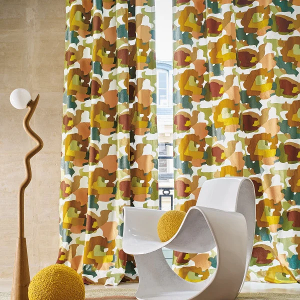 Casamance kangas Parade Amande Ocre