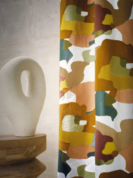 Casamance kangas Parade Amande Ocre