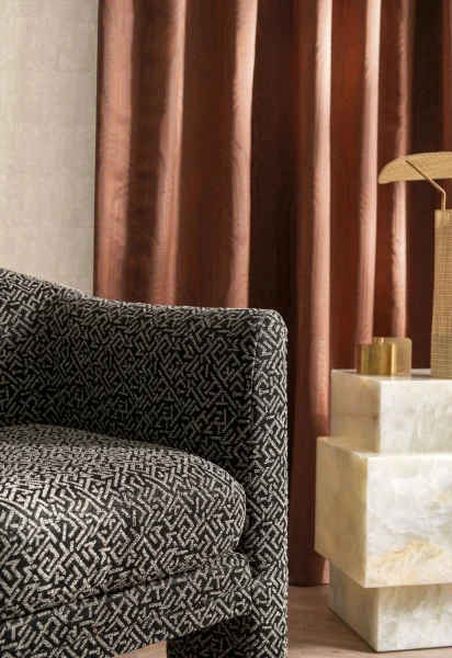 Casamance kangas Trait D'Union Noir