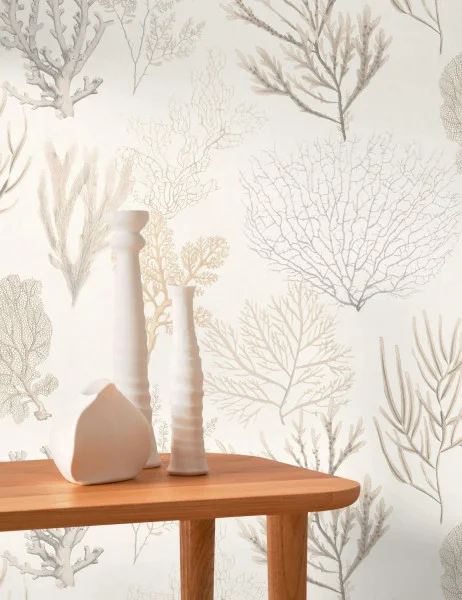 Casadeco tapeet So White 4 Corail