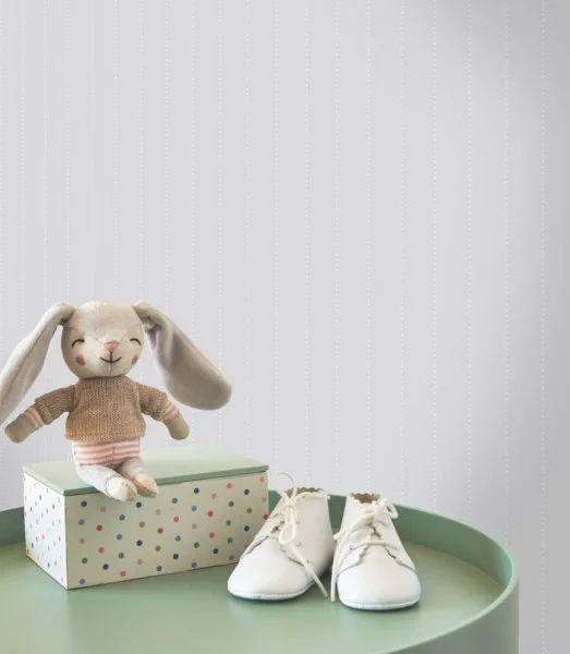 162114 Casadeco tapeet Rose & Nino Rayure Pois