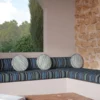 Casamance kangas Espanto Turquoise/Topaze