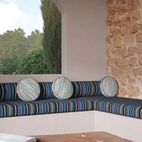 Casamance kangas Espanto Turquoise/Topaze