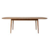 Zuiver laud Twist Table Walnut 180/240x90