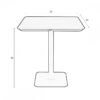 Zuiver tool Vondel Garden Bistro Table