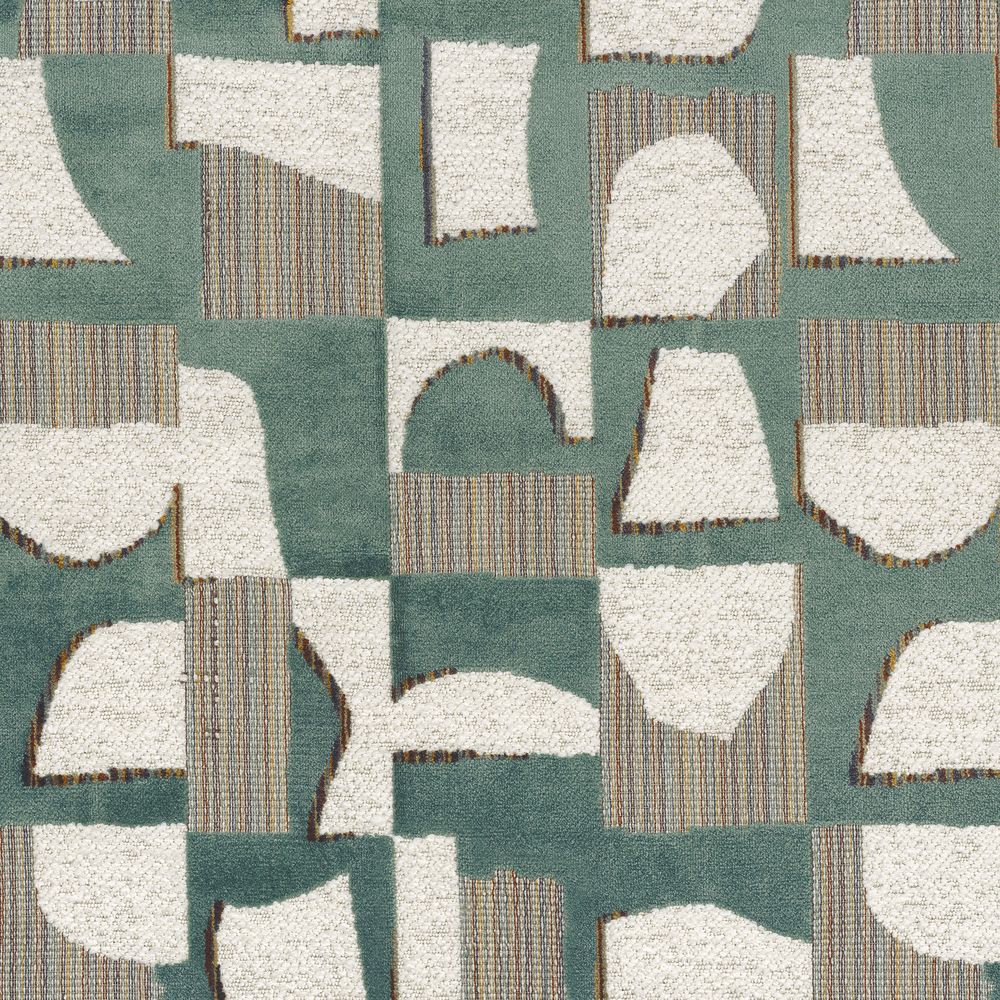 209 - Left211 Casamance kangas Hymne Celadon