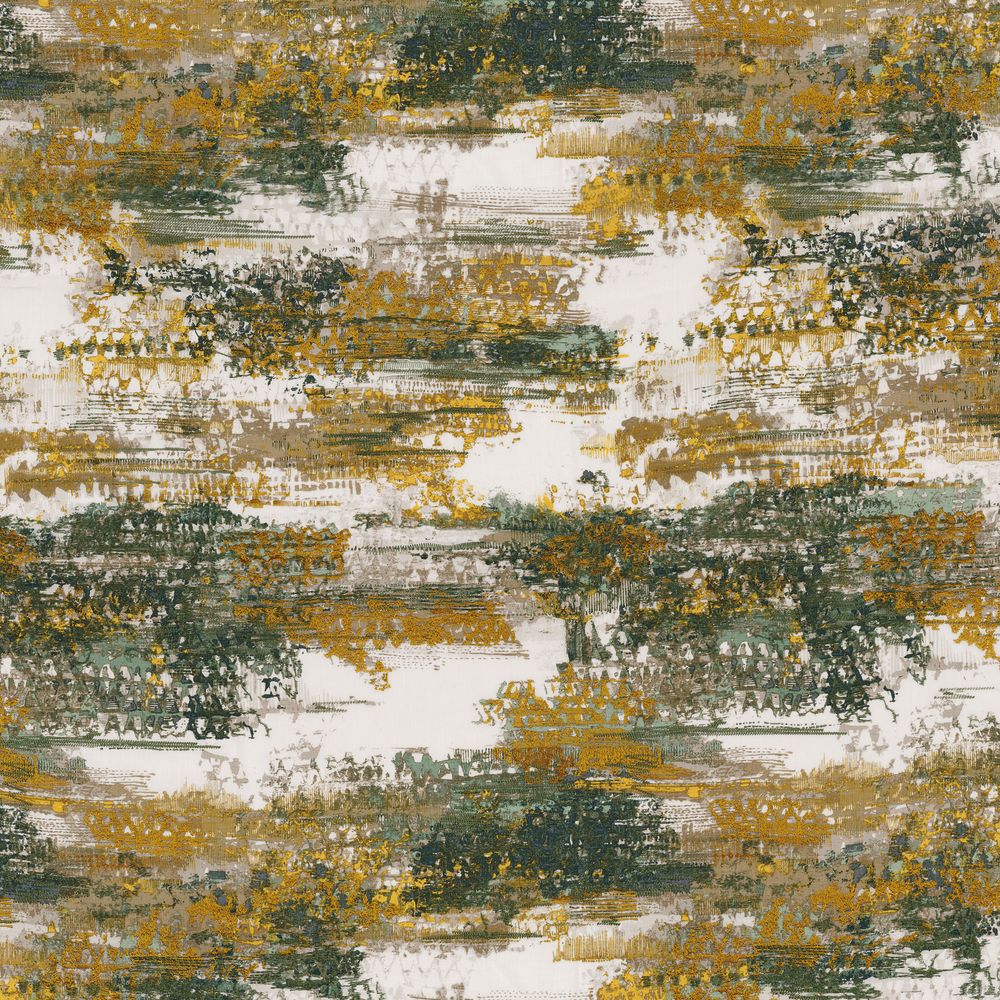 Casamance kangas Abstraction Olive