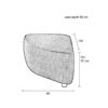 Zuiver tumba Hunter Sofa Element Pie Pouf Left