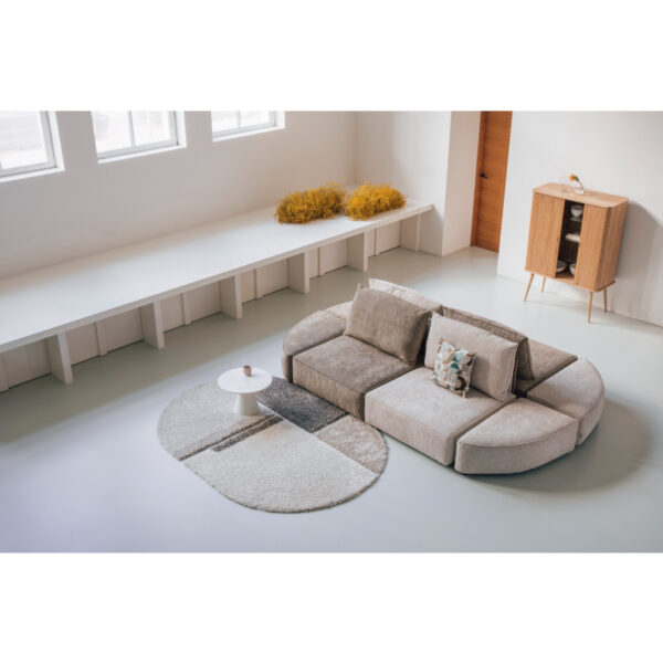 Zuiver tumba Hunter Sofa Element Pie Pouf Right