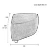 Zuiver tumba Hunter Sofa Element Pie Pouf Right