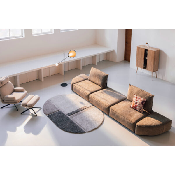 Zuiver tumba Hunter Sofa Element Pie Pouf Left