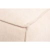 Zuiver nurgadiivan Fat Freddy Rib Sofa Left Natural