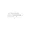 Zuiver nurgadiivan Fat Freddy Rib Sofa Left Natural