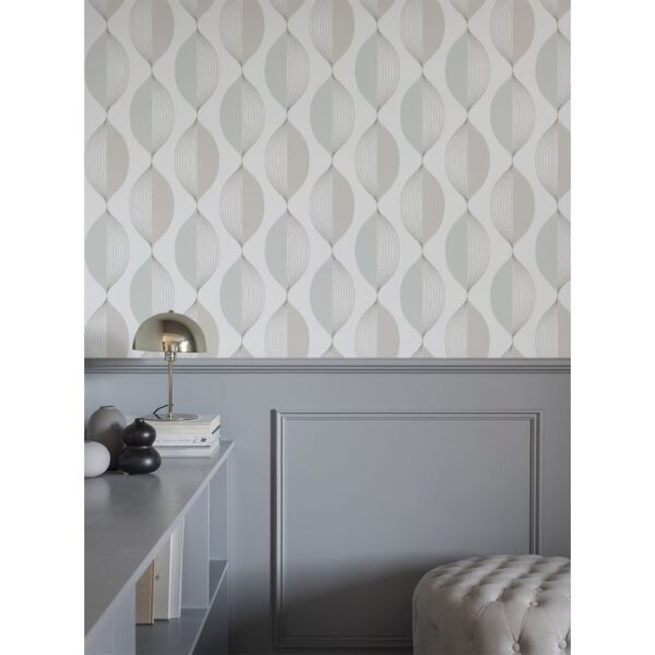 Duro tapeet Ellips, Beige/Turkos