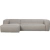 373388-g-03_vs_we_bean_hoekbank_links_incl_kussens_lichtgrijs_gemeleerd De Eekhoorn nurgadiivan Bean, koos padjadega