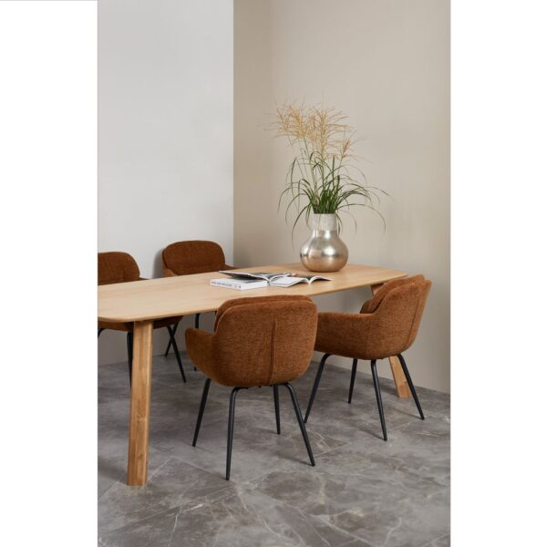 De Eekhoorn ovaalne söögilaud Jouw Unieke Tafel, 220x100cm