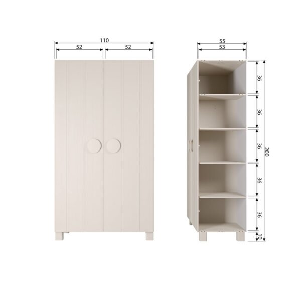 De Eekhoorn kapid Collection, 2-ukseline