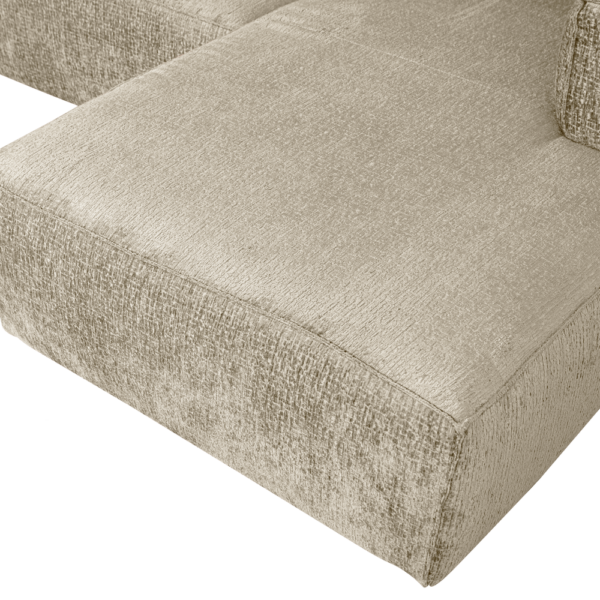 375694-bm-01_vs_we_bean_hoekbank_rechts_structure_velvet_buttermilk_detail De Eekhoorn nurgadiivan Bean, parempoolne