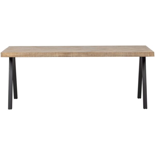 De Eekhoorn söögilaud Tablo, 180x90 ruudukujuline jalg