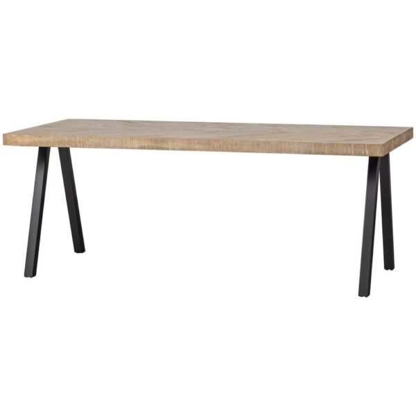De Eekhoorn söögilaud Tablo, 180x90 ruudukujuline jalg