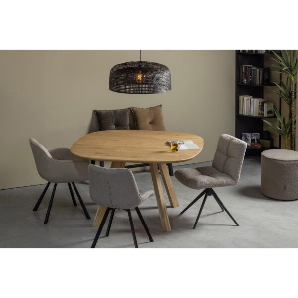 De Eekhoorn ruudukujuline söögilaud Tablo 130x130