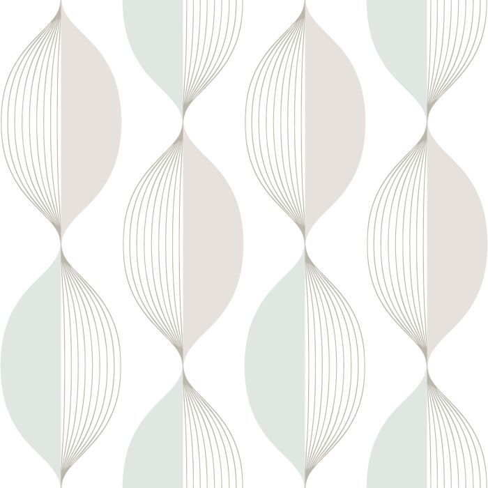 Duro tapeet Ellips, Beige/Turkos