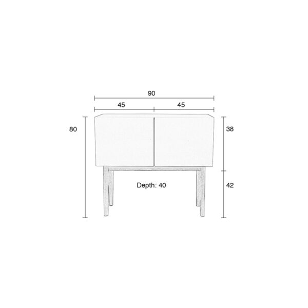 Zuiver dressoir High On Wood