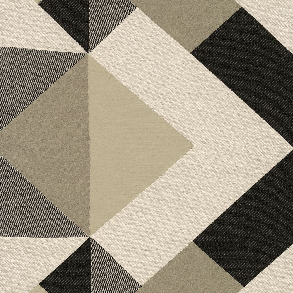 Casamance kangas Trapeze Beige Taupe/Noir