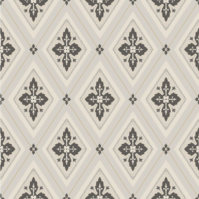 Duro tapeet Astrid, Svart/beige