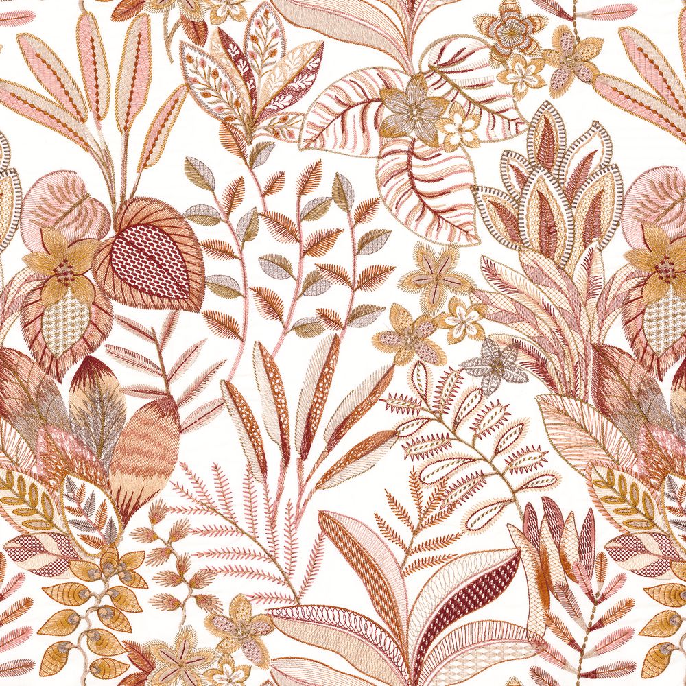 Casamance kangas Tereshchenko Rose Blush / Mordore