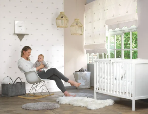 73494 Casadeco tapeet Happy Dreams All Over Vintage Cars