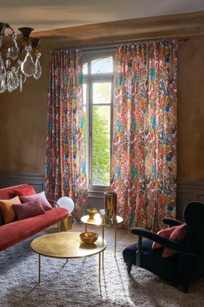 79014 Casamance kangas Frisson Carmin